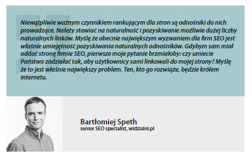 Bartłomiej Speth - senior SEO specialist